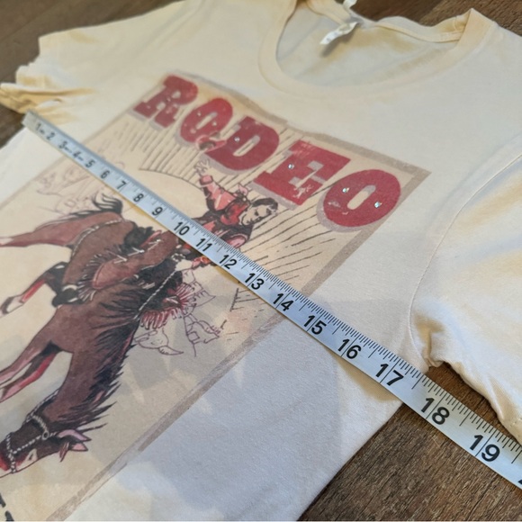 Bella Canvas Retro Style Rodeo Cowboy Shirt Women’s Size Small. - Picture 8 of 13